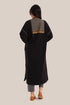 Reversible embroidered cotton coat